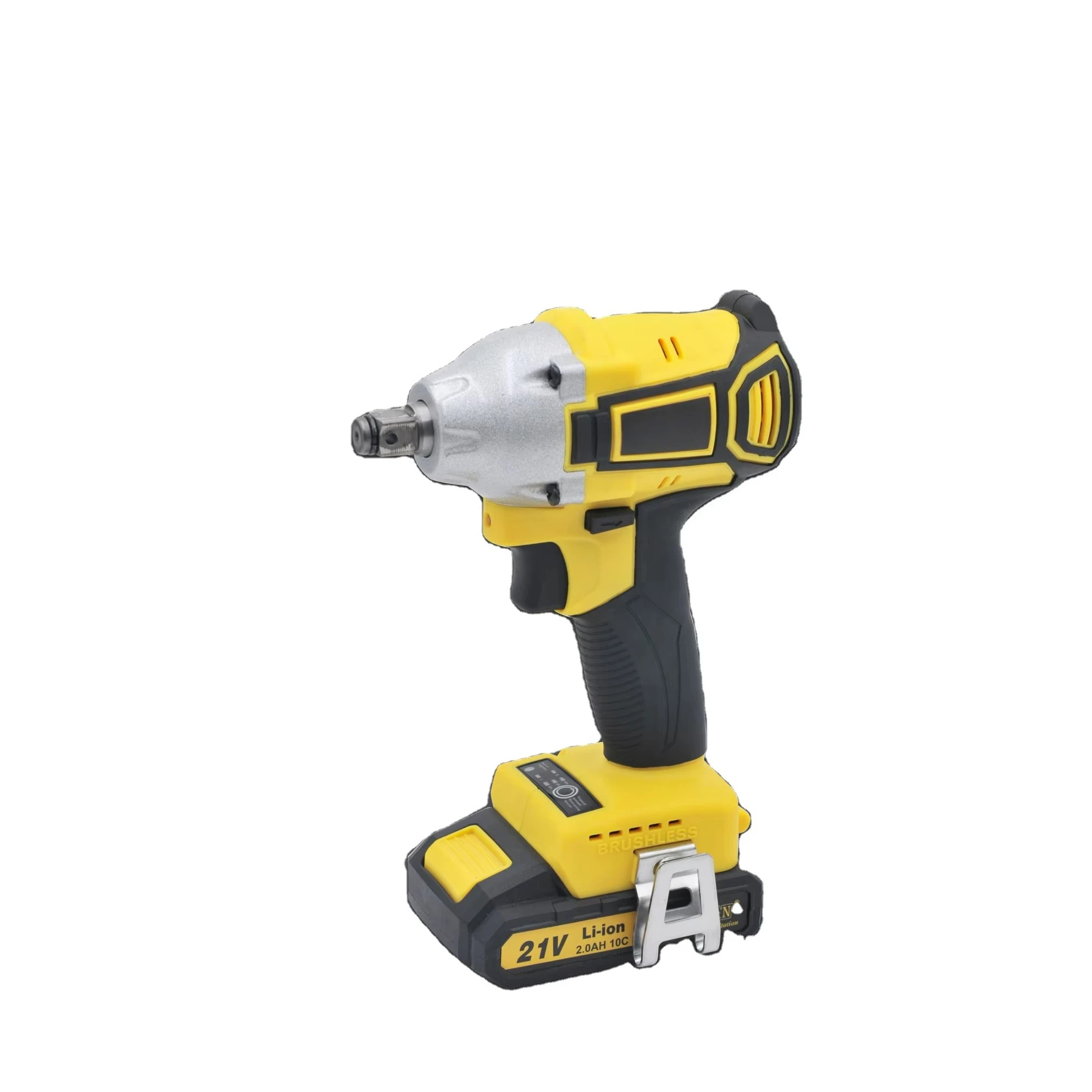Power Tools Brushless Cordless Wrench Impact Driver 260-320Nm 1/2" Battery Wrench With 2*2000mAH Lithium Batteries