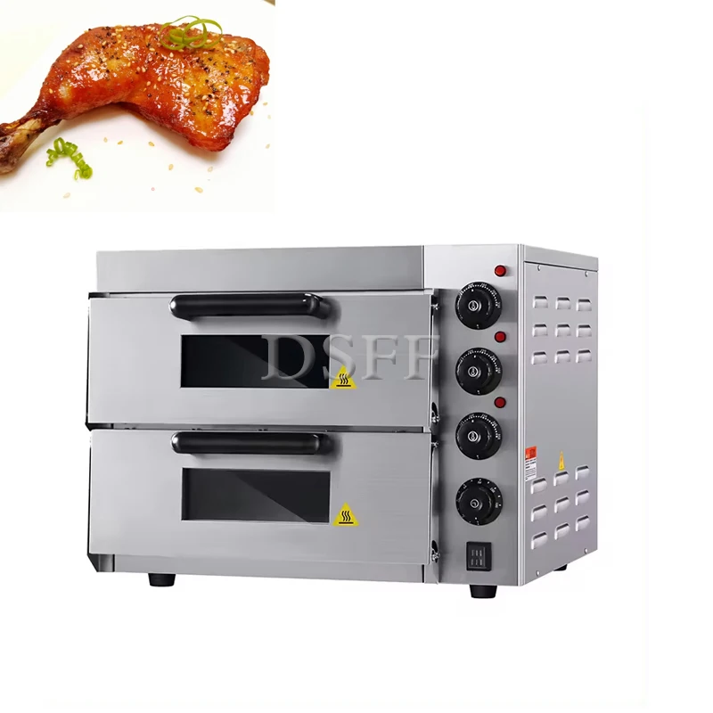 Electric Oven, Multifunctional, Large Capacity, Double-Layer Pizza Chicken Leg Roaster, Breakfast Machine