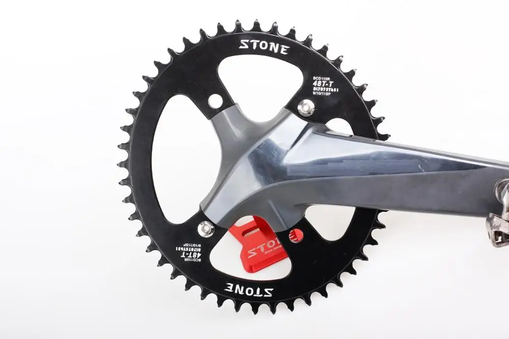 Oval BCD110 Single chainring  Chain wheel  Narrow wide 1x System 4 bolts for Shi mano 105 R7000 UT R8000 DA R9100 Crank