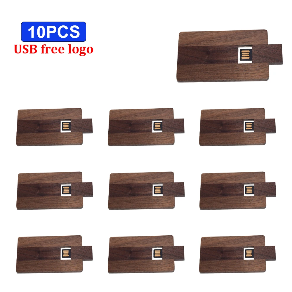 

bulk 10pcs free logo USB wooden Flash Drive 64Gb 32gb pendrive16gb 8Gb 4gb 128Gb Pen drive waterproof usb 2.0 memory stick gift