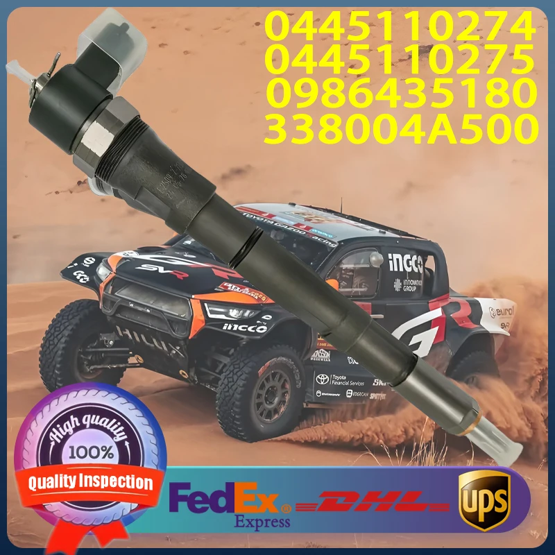 

0445110274 0445110275 0986435180 33800-4A500 Common Rail Injector for Hyundai H-1 Starex Kia Sorento 2.5 CRDi Engine