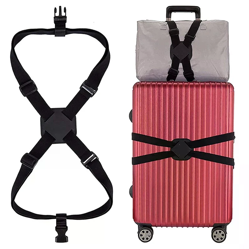 Sangle de fixation élastique réglable pour valise, bande de cerclage, sangle de fixation sécurisée, antivol, ceinture de regroupement pour voyage