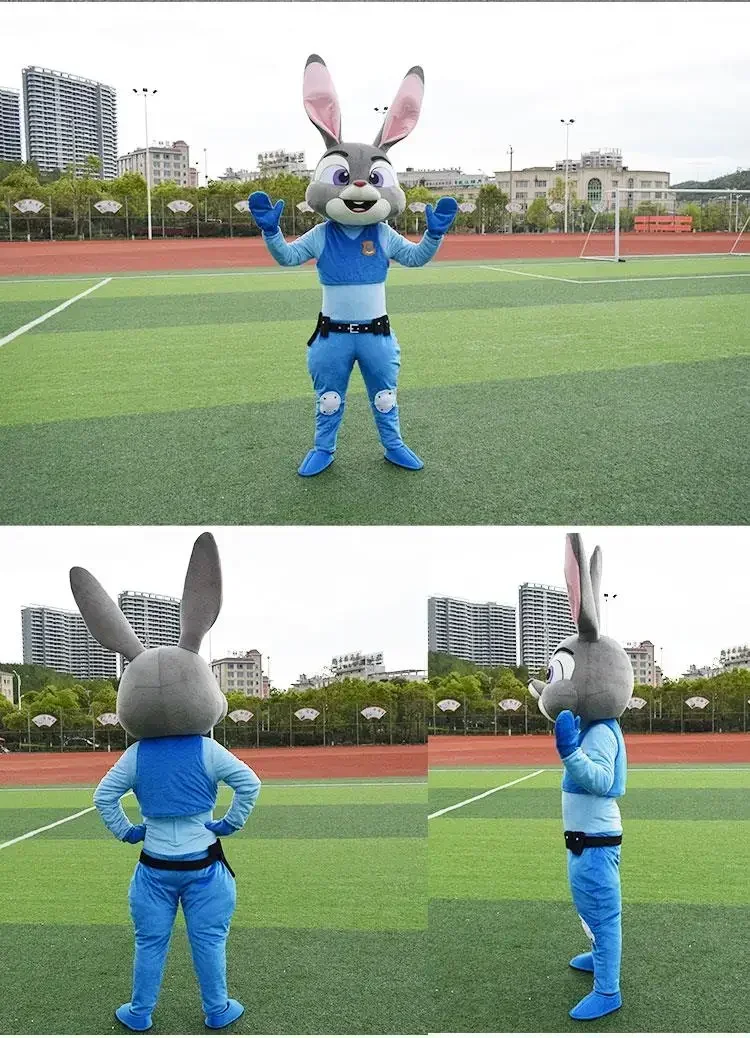 تأثيري Zootopia أرنب جودي الثعلب نيك التميمة الكبار حفلة عيد الميلاد الإعلان الحدث زي فستان بتصميم حالم حفلة أنيمي عروض المسرح