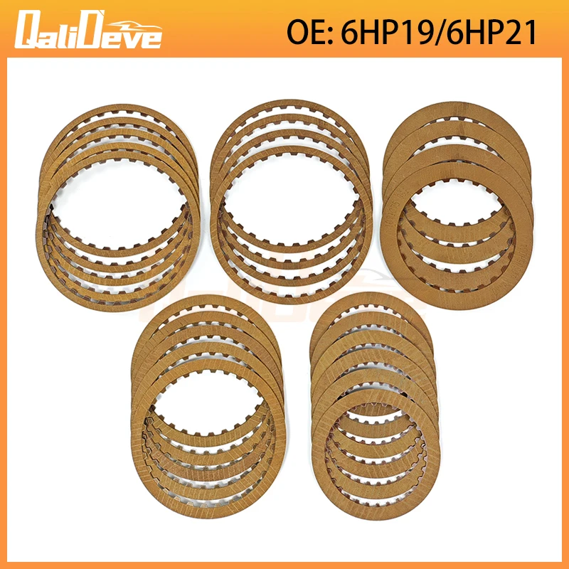 6HP19 6HP21 25PCS Auto Transmission Clutch Friction Plate Disc Repair Rebuild Kit ZF6HP19 ZF6HP21 For BMW Audi Land Rover Jaguar