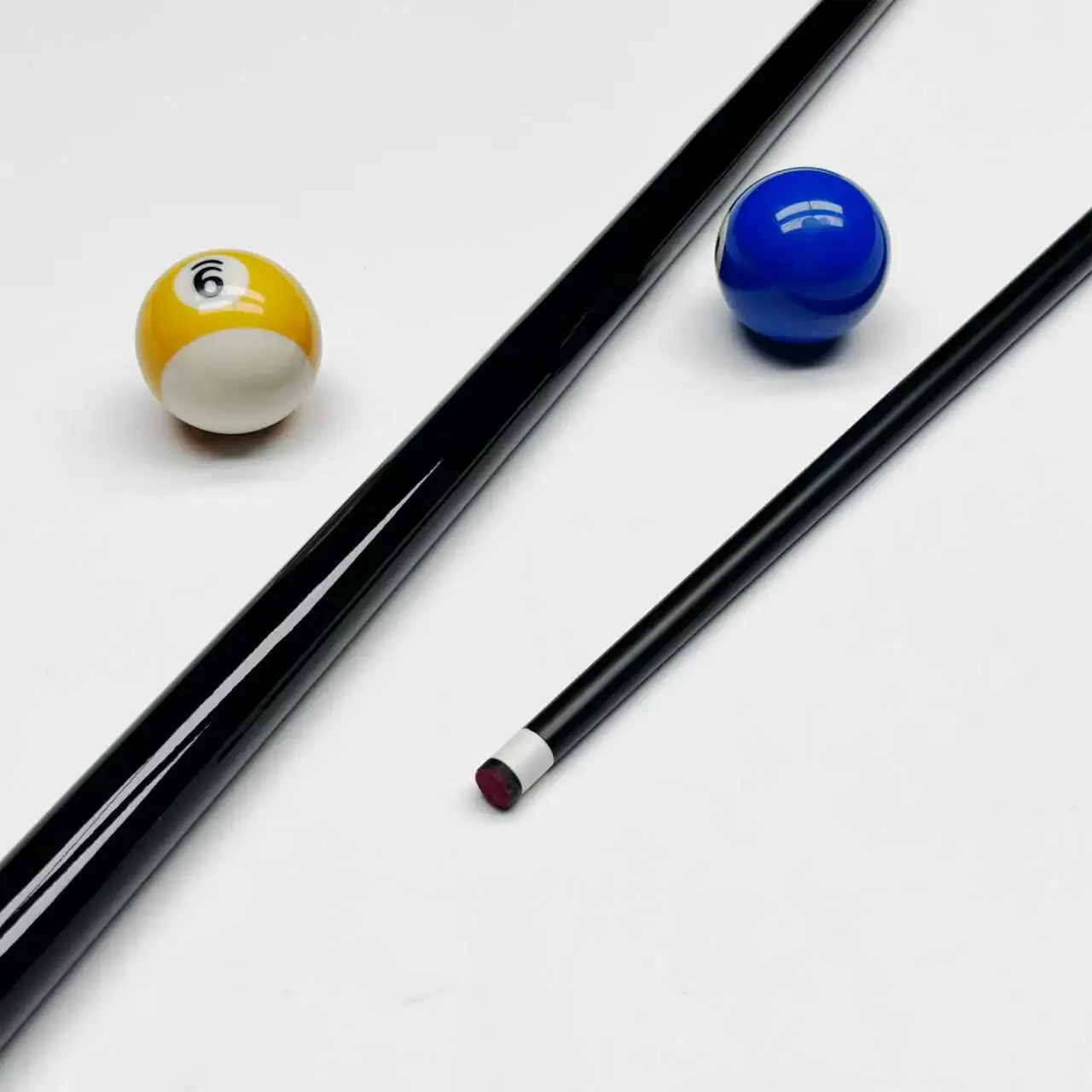 58 Inch Pool Stick 13mm Tip Pool Cue Stick 19.5oz 2-Piece 8 Teeth Joint for Beginners Adults