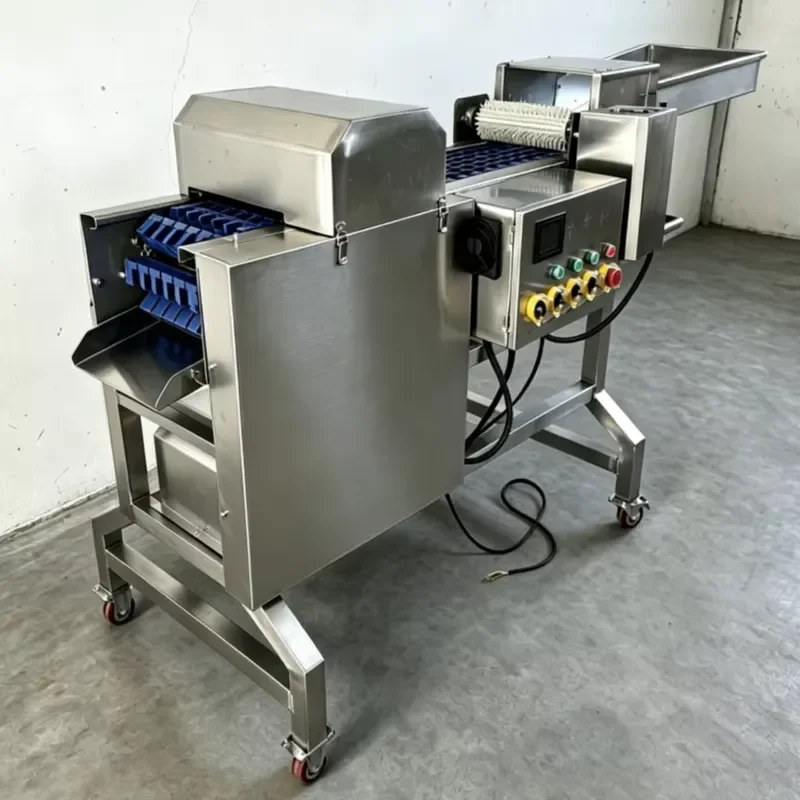 Automatic Conveyor Fruit Splitter Machine Cherry Tomato Sunshine Rose Grape Passion Fruit Halving Equipment