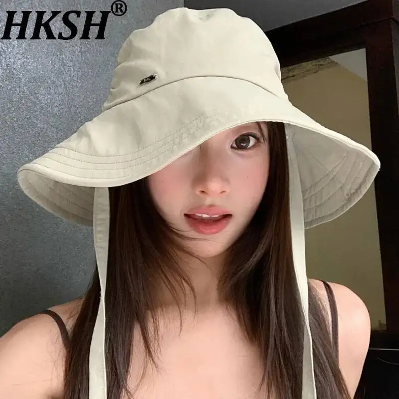 hksh-sombrero-de-pescador-para-mujer-estilo-coreano-de-ala-ancha-con-lazo-proteccion-solar-elegante-plegable-nuevo-primavera-verano-hk23611