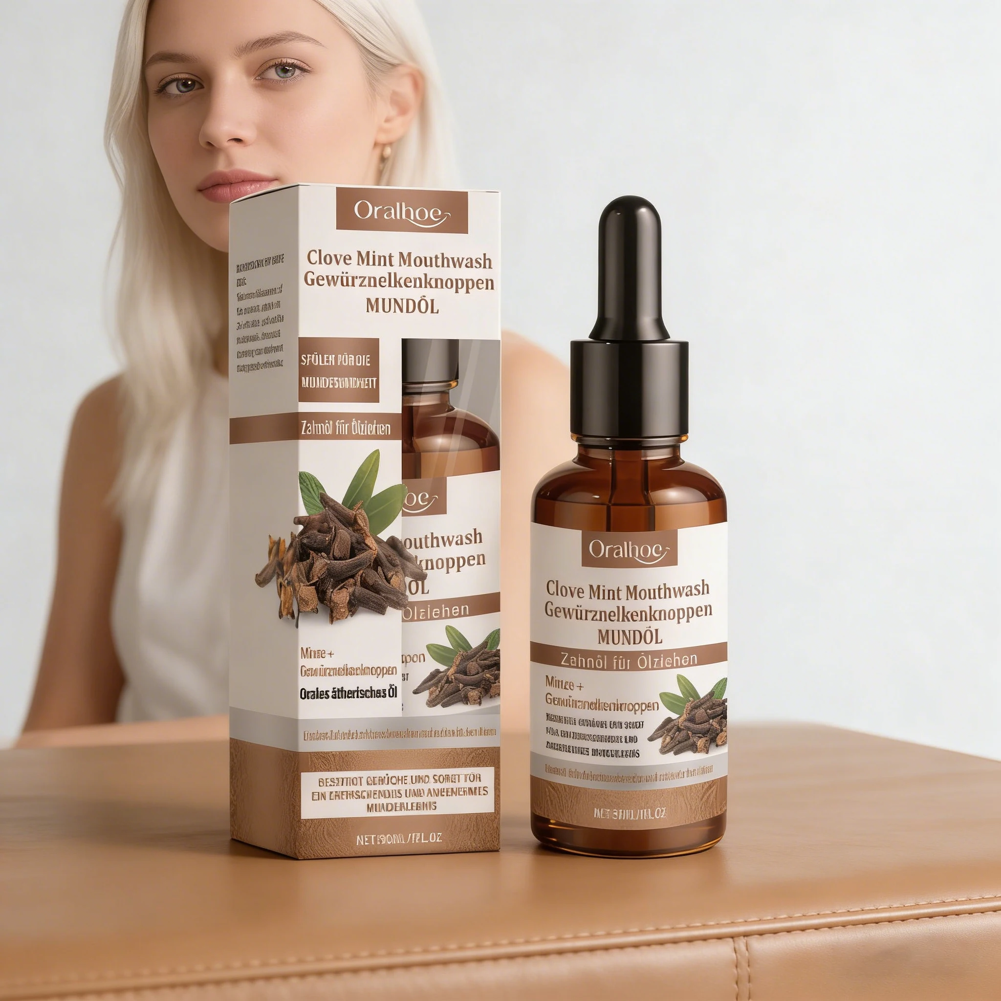 

Ополаскиватель для рта с гвоздикой и мятой: устраняет неприятный запах изо рта, уменьшает образование камней в миндалинах, обеспечивает длительную свежесть, без спирта, для гигиены полости рта, мятный ополаскиватель.