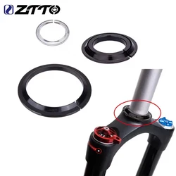 ZTTO 1.5inch Bike Headset Washer Bicycle 1 1/8 Headset Base Spacer Crown Race 28.6mm 39.8mm Tapered Fork Straight Fork 45 degree