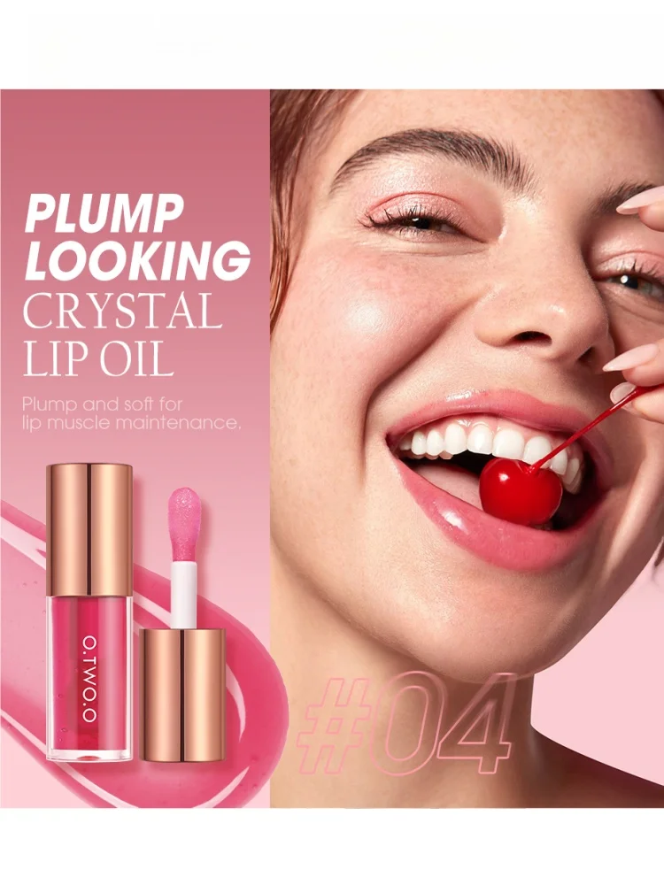 O.TWO.O huile pour les lèvres brillant lèvres plus dodues maquillage hydratant non collant Sexy eau brillant paillettes apprêt teinte baume à lèvres soins cosmétiques