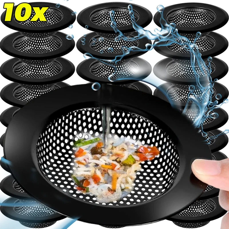 

Stainless Steel Floor Drain Filter Shower Hair Catcher Stopper Drain Hole Filter Kitchen Sink Strainer Home Reusable Floor Drain