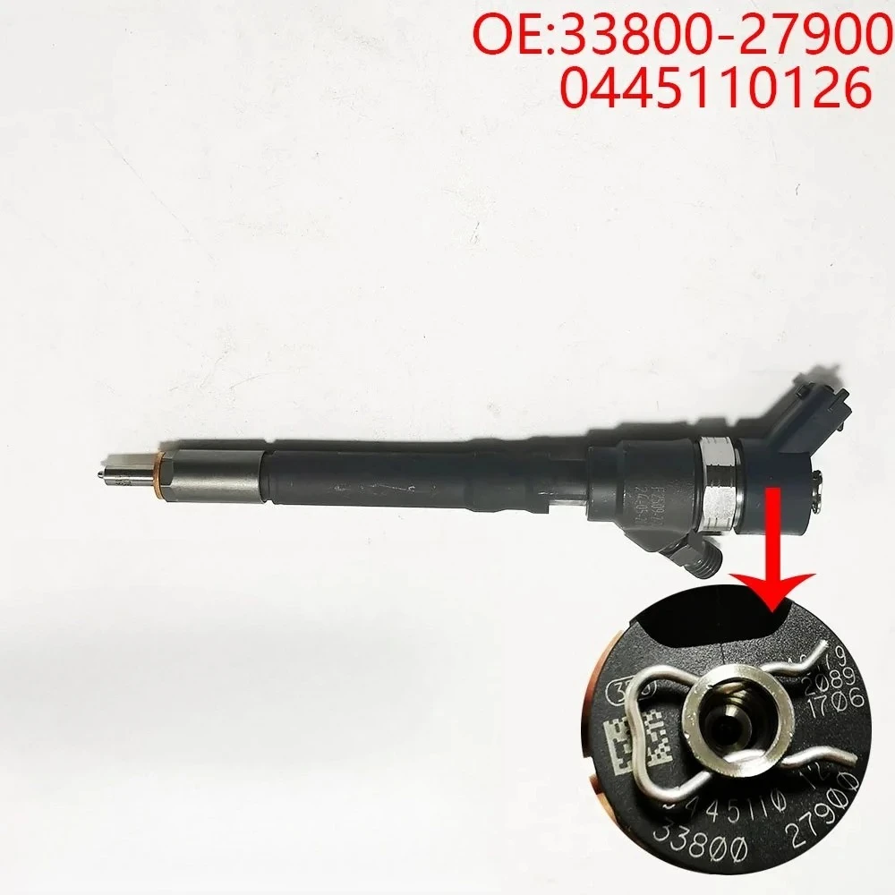 

Original High quality New For 0445110126 33800-27900 Diesel Common Rail Injector Nozzle Assembly for Hyundai D4EA CRDi-VGT