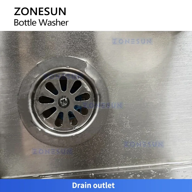 

ZONESUN ZS-WB4S Semi-automatic Bottle Washer for Efficient Cleaning
