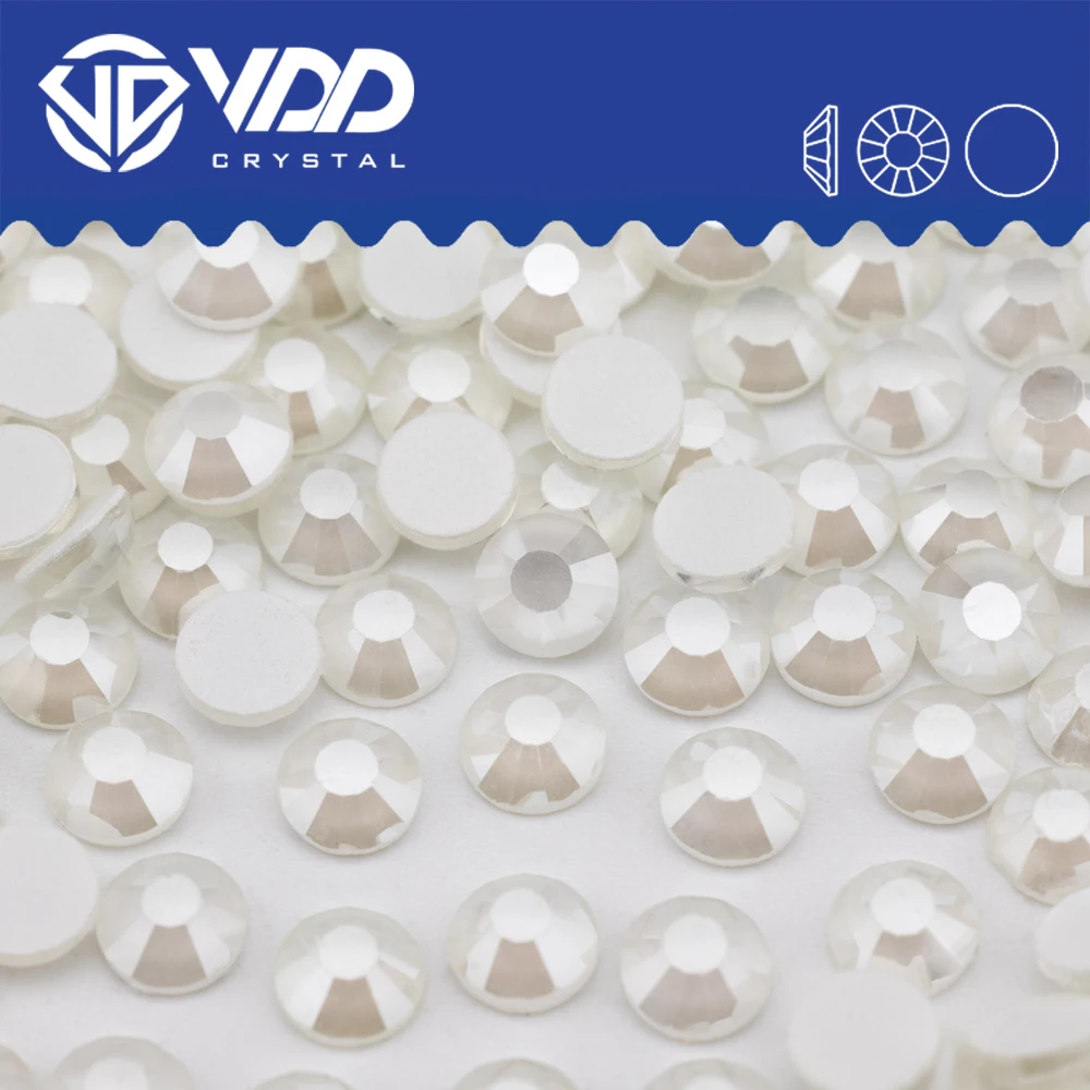VDD 500 NST-White SS6-SS30 High Quality Glass Rhinestones Crystal Flatback Strass Stones For Nail Art DIY Crafts Decorations
