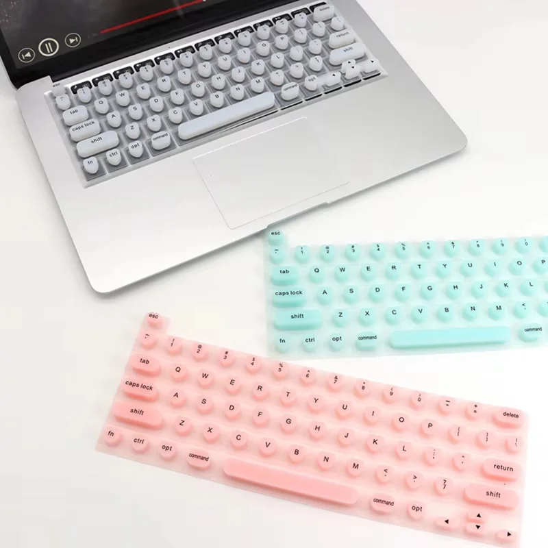 Office Silicone Keyboard Film Waterproof Non-slip Notebook Protector Typing Artifact Protects Keyboard Cover Nail Art