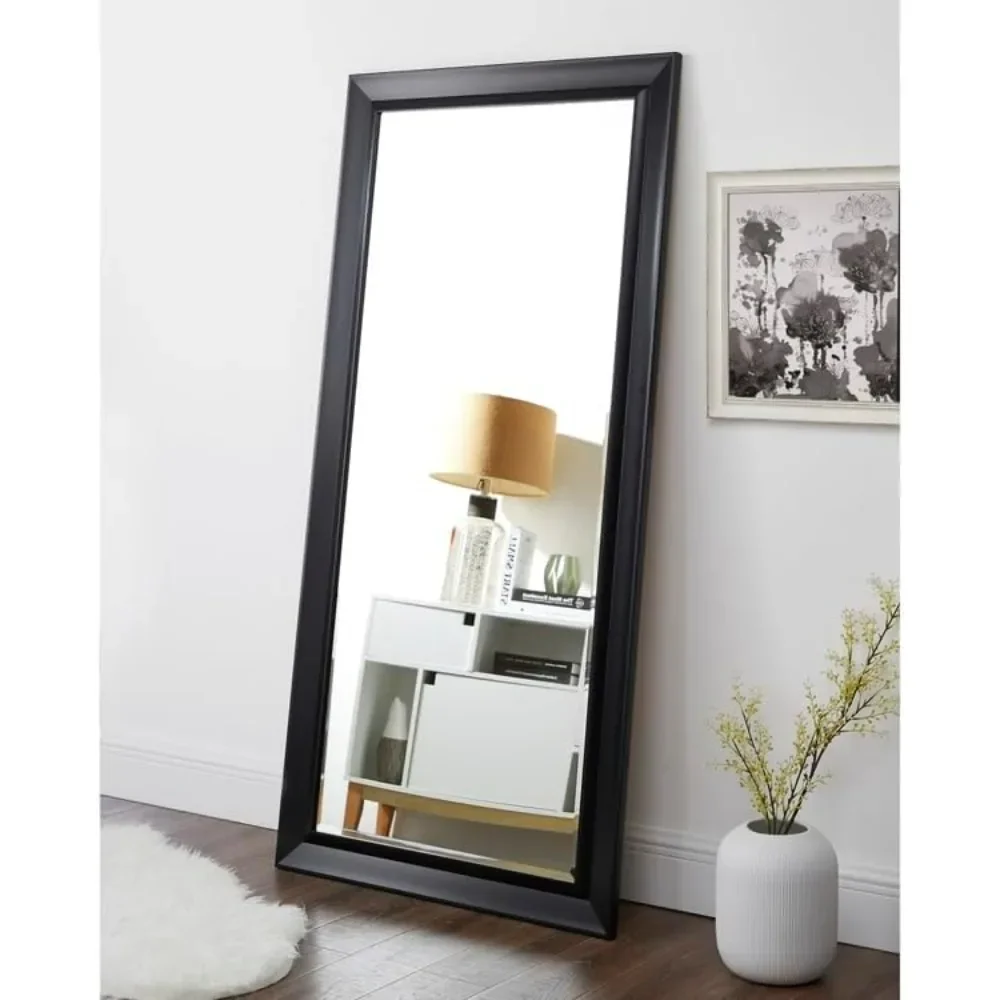 Floor Mirrors, Framed Bevel Leaner Full Length Huge Floor Mirror XL Mirror Large Rectangle Standing Floor Mirror Huge Mirrors