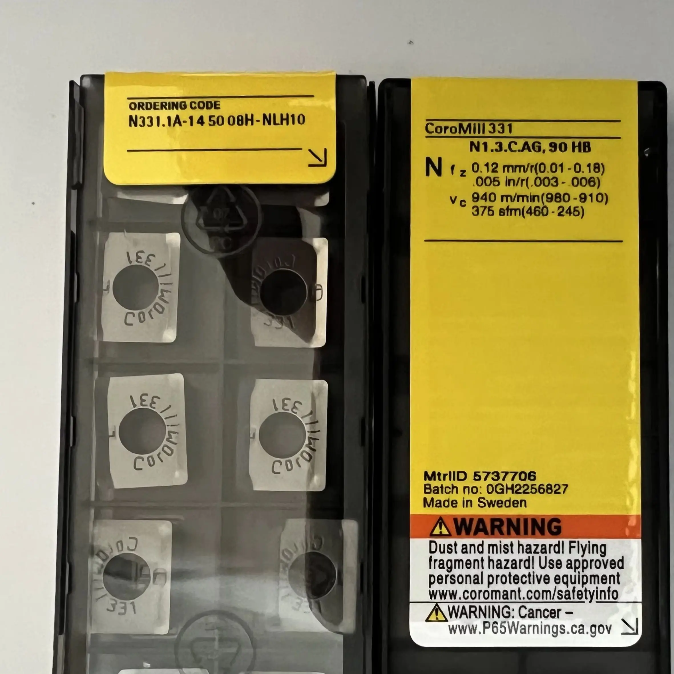 

Carbide inserts for lathe N331.1A-145008H-NLH10