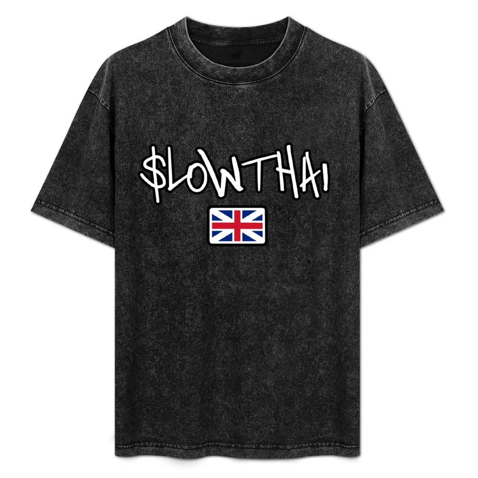 

Slowthai Text T-Shirt Work Daily Short Sleeve Top