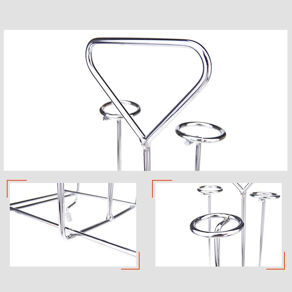 

Metal Wine Glass Holder Rack Drying Storage Rustproof Stemware Rack Hanging Cup Display Kitchen Bar