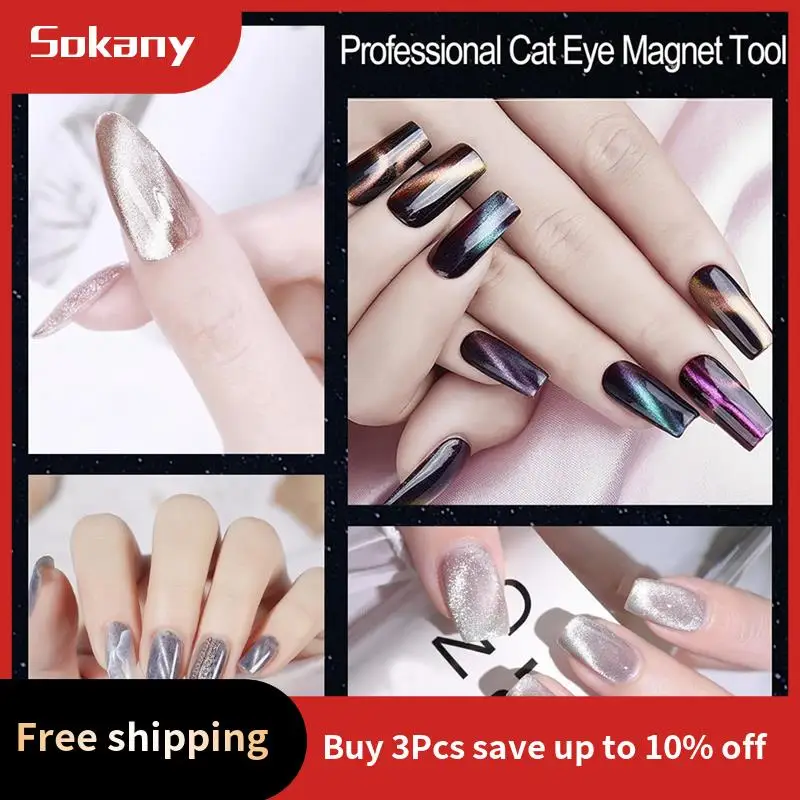 HIM-Cat's Eye Nail Magnet Magnetic Pen Art Design Accessories Tools For Home DIY,Salon Studio