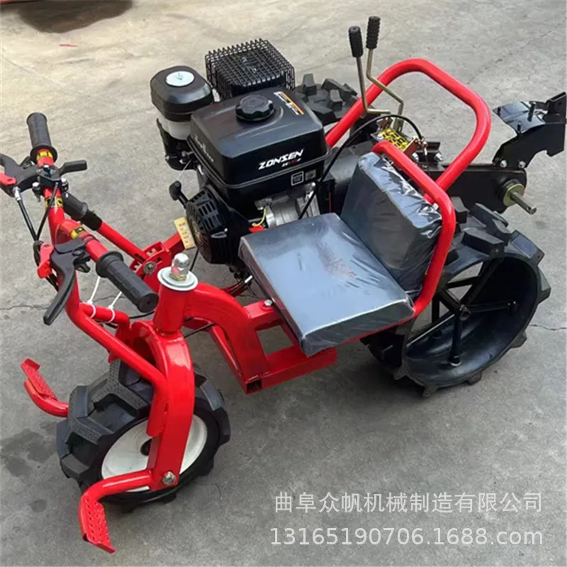 CX ride-on three-wheel micro-tiller Multifunctional micro-tiller Greenhouse Orchard Mountain Hills Paddy Field Cultivated Land