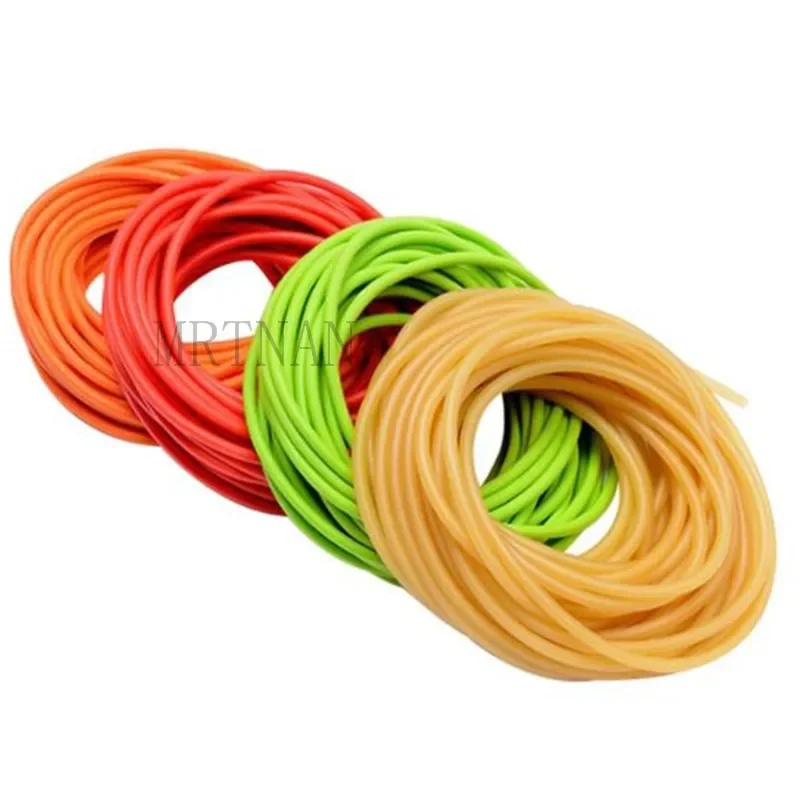 5m/10m Latex Tube 1745/2050/3060/4070/5080/6090 High Quality Rubber Outdoor Hunting Shooting Slingshot Rubber Band 2021