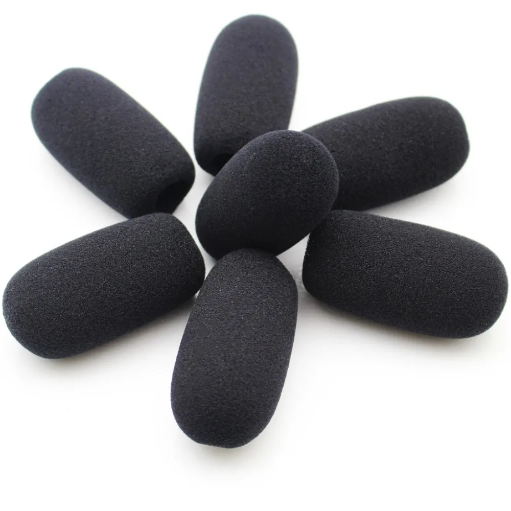 Linhuipadโฟมไมค์กระจกไมโครโฟนครอบคลุมกับ15มิลลิเมตรเส้นผ่าศูนย์กลางรู10ชิ้น/ล็อตจัดส่งฟรีโดยโพส...