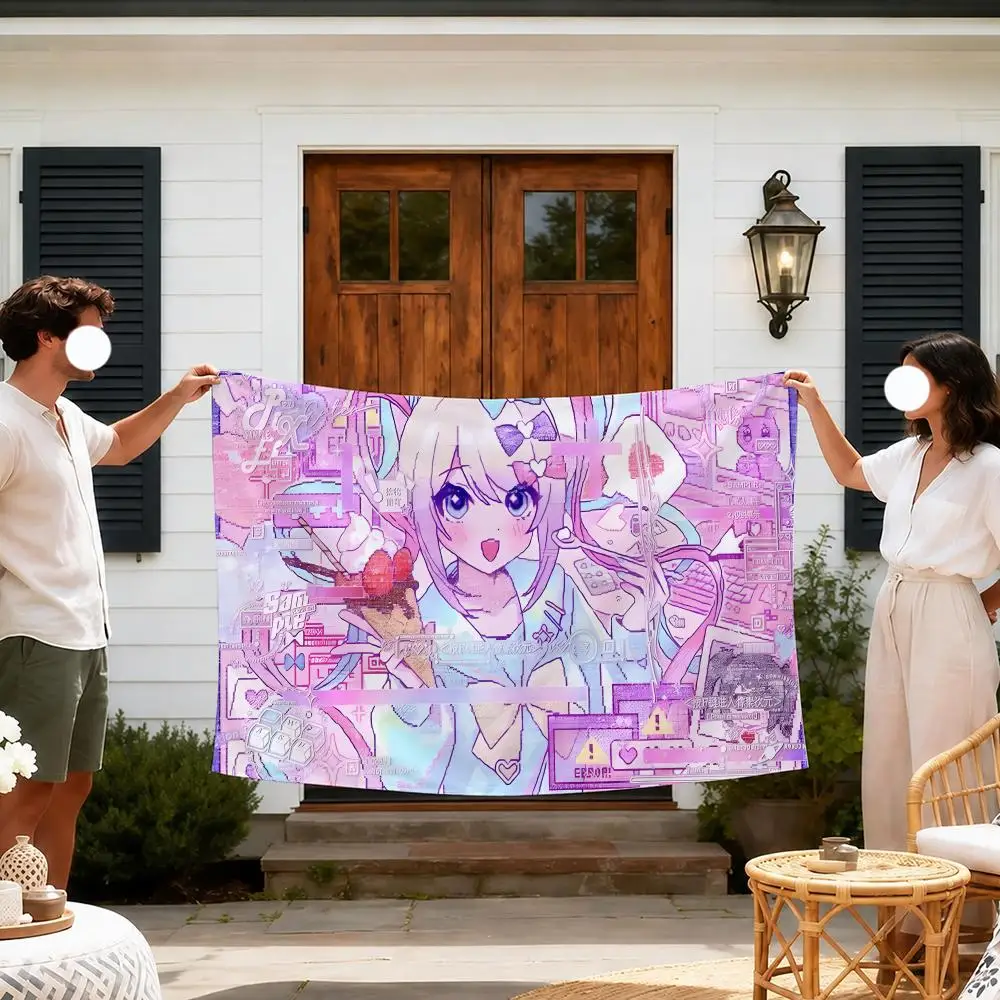 N-Needy Streamer Overload Tapestry Outdoor Parties Bedrooms Living Rooms Dorm Rooms Wall Decor Banners Gifts