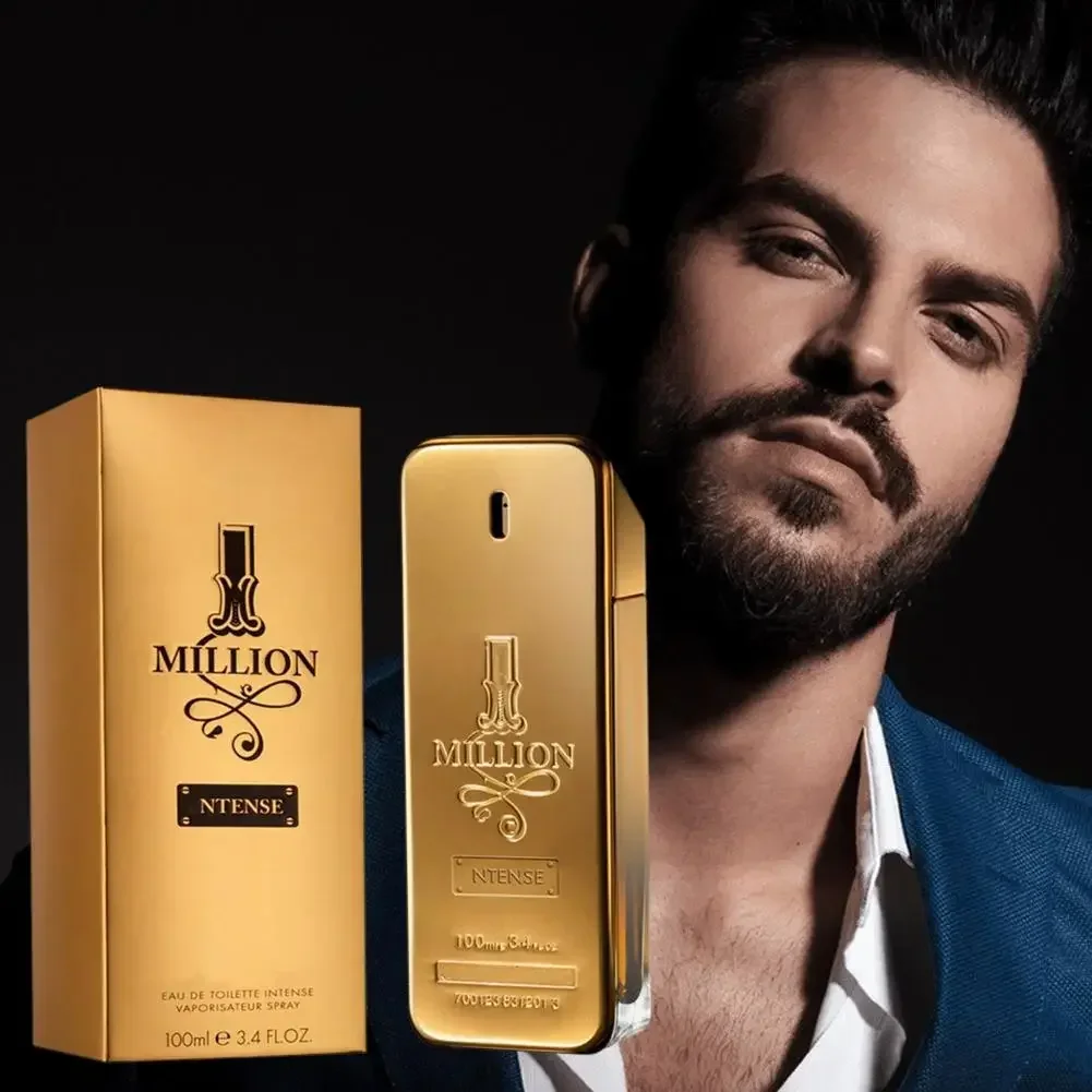 

100 мл духи для мужчин Golden Million Gold Brick Extrait - мужские стойкие духи Woody, мужские духи, аромат для молитвы