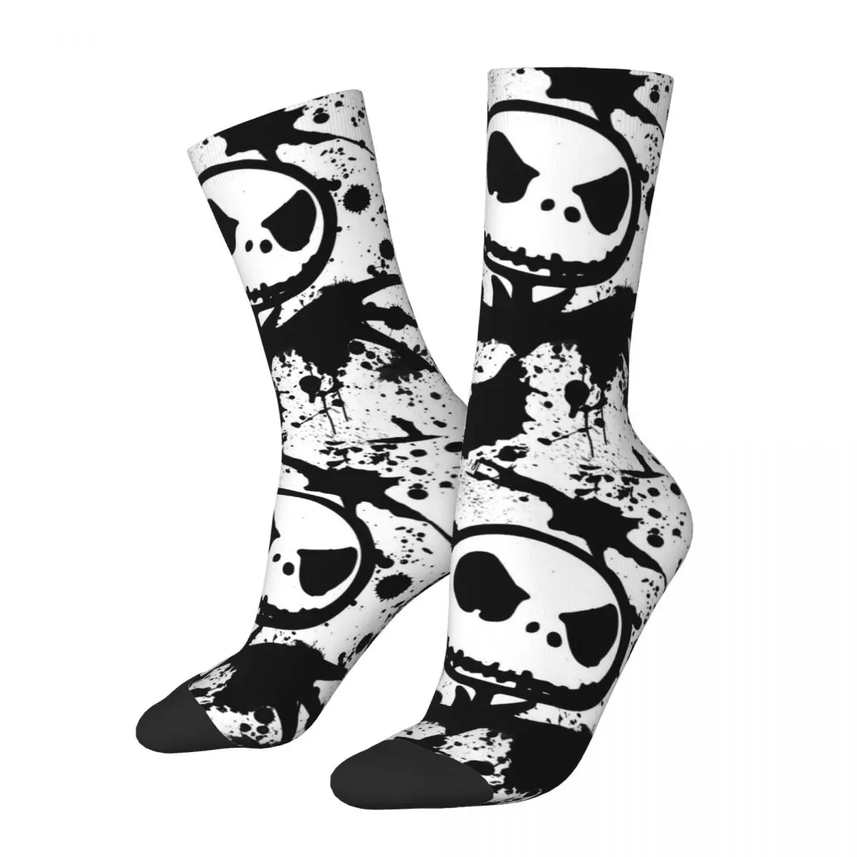 

Harajuku Halloween Jack Skellington Nightmare Before Christmas Football Socks The Nightmare Before Christmas Socks for Women Men