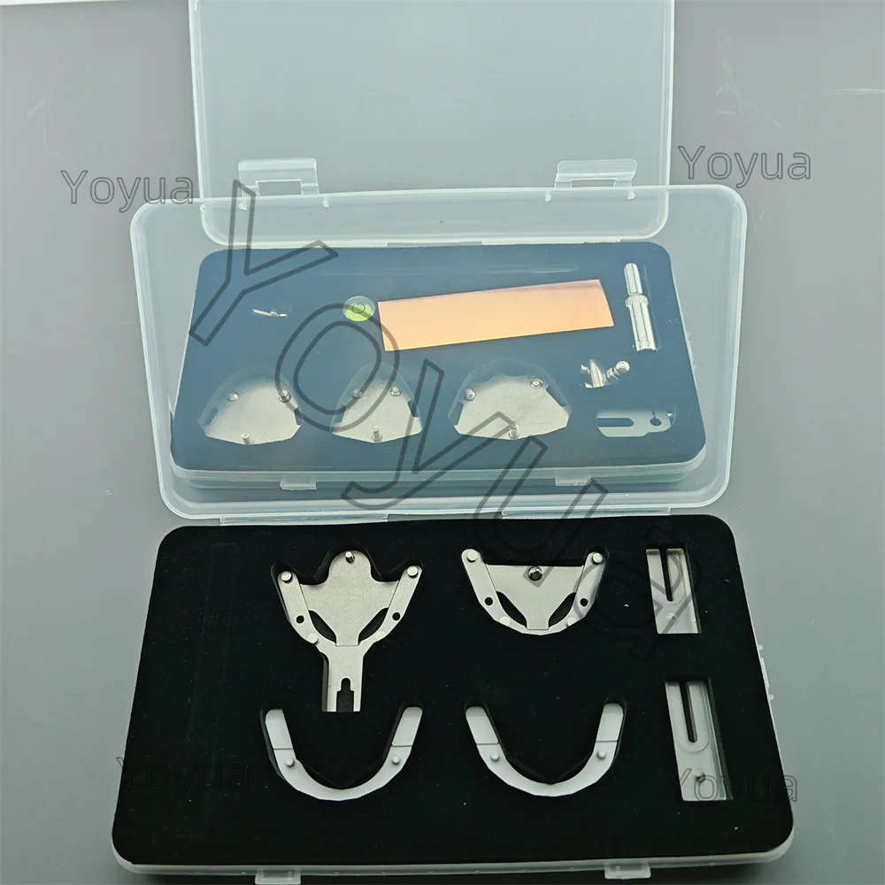 1 Set Dental Gothic Arch A/D Bow Complete Denture Tools Suitable for a Variety of Jaw Frames Fully Adjustable Semi Articulators