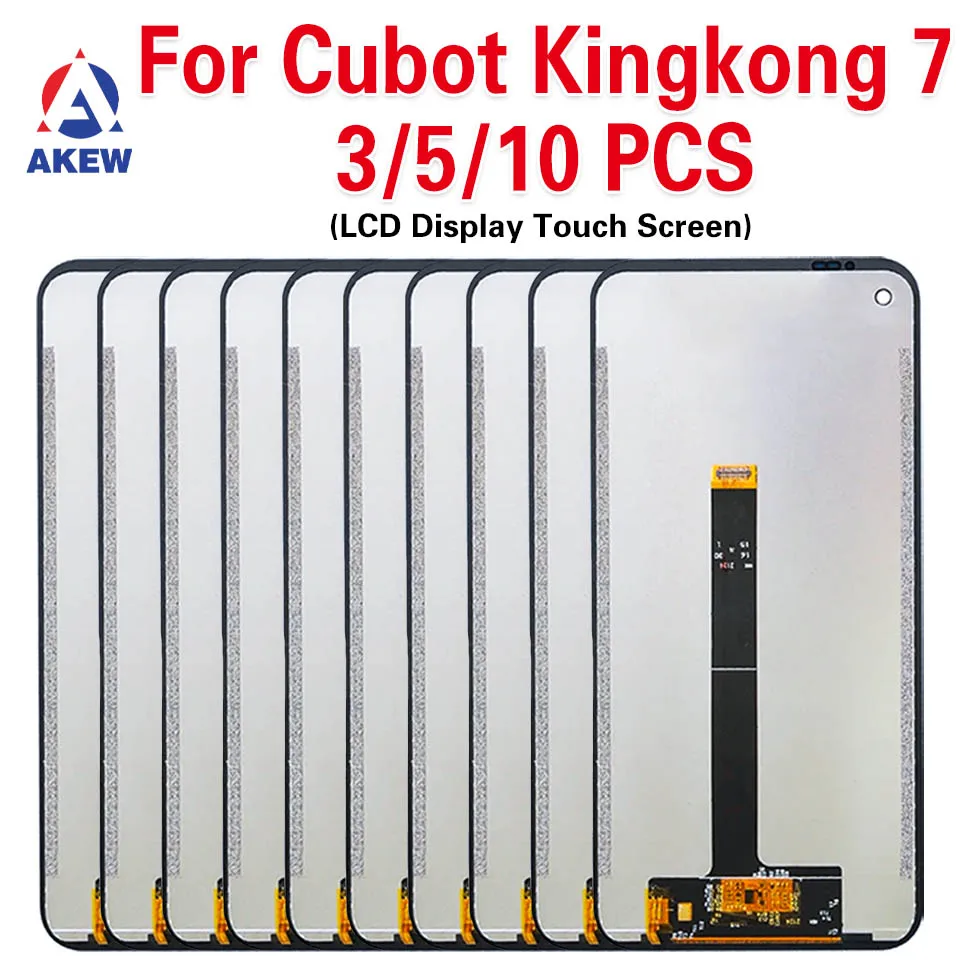 

3/5/10 PCS For CUBOT KINGKONG 7 Touch Screen KingKong 7 LCD Display King Kong 7 Digitizer Assembly Kingkong7 Replacement Parts