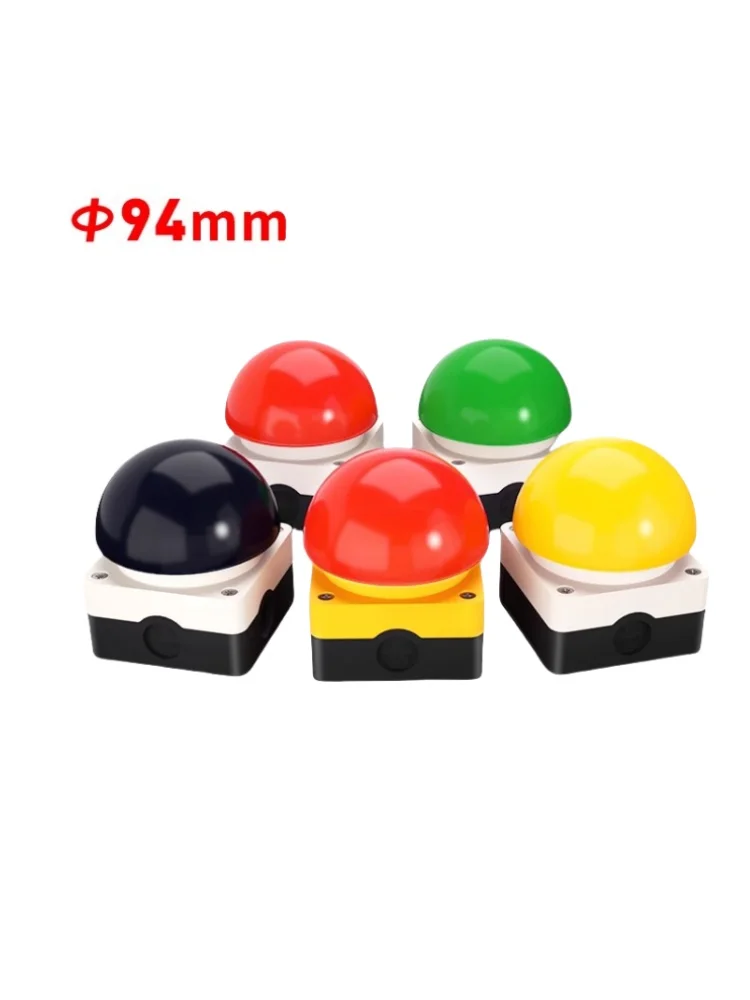 

1/5/20Pcs IP65 Waterproof Mushroom Button Self-Rest Switch Ball Pedal Hand Clap Judges Clap Light foot switch button ball pedal