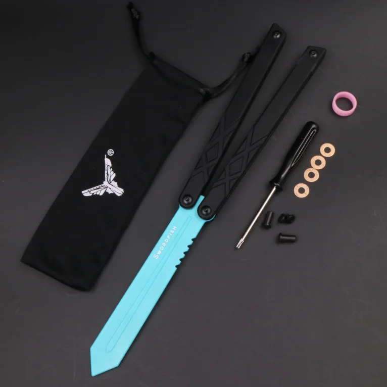 non-metallic-glass-fiber-full-plastic-material-knife-unsharpened-blade-handle-combination-yy-sword-fish-g10-outdoor