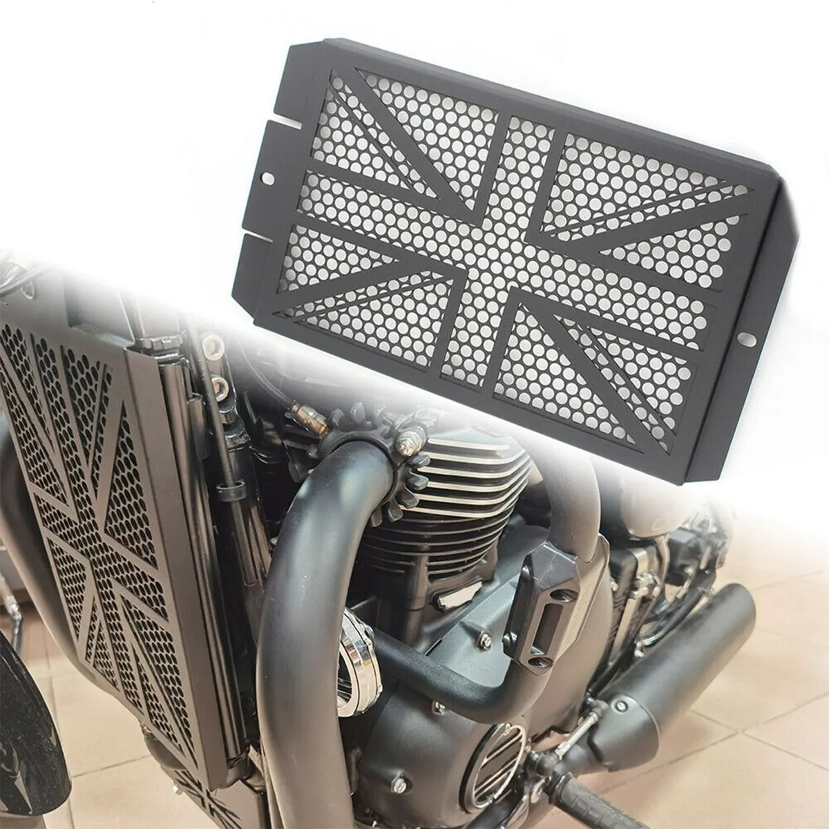 Motocicleta Radiador Guarda Grille Cover, Proteção para Triumph Bonneville T100 T120 Bobber Street Scrambler