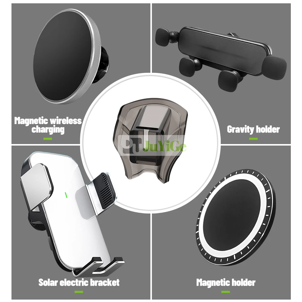 For Mercedes Benz C Class W206 2022-2023 2021 Car Mobile Phone Holder Special Fixed Bracket Solar Magnetic Wireless Charging
