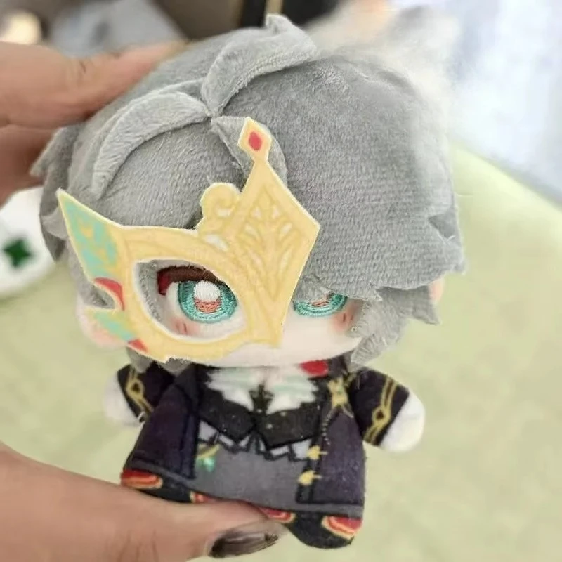 Alhaitham Genshin Impact Anime juego lindo Mini muñeca 10cm figura  peluche peluches marionetas juguetes llavero colgante rega