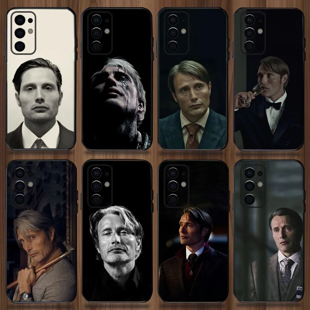 Actor M-Mads MikkelsenS Phone Case For Samsung Galaxy A13,A21s,A22,A31,A32,A52,A53,A71,A80,A91 Soft Black Cover