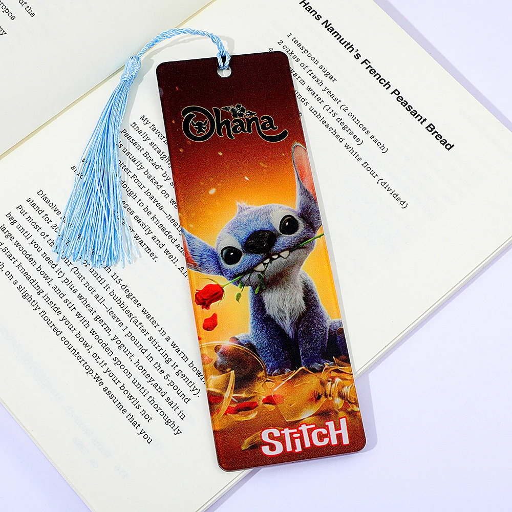 

Cartoon Stitch Acrylic Bookmark for Book Lovers Women Men Kids Fans Collection Graduation Back To School Gifts，Kids Reading Supp
