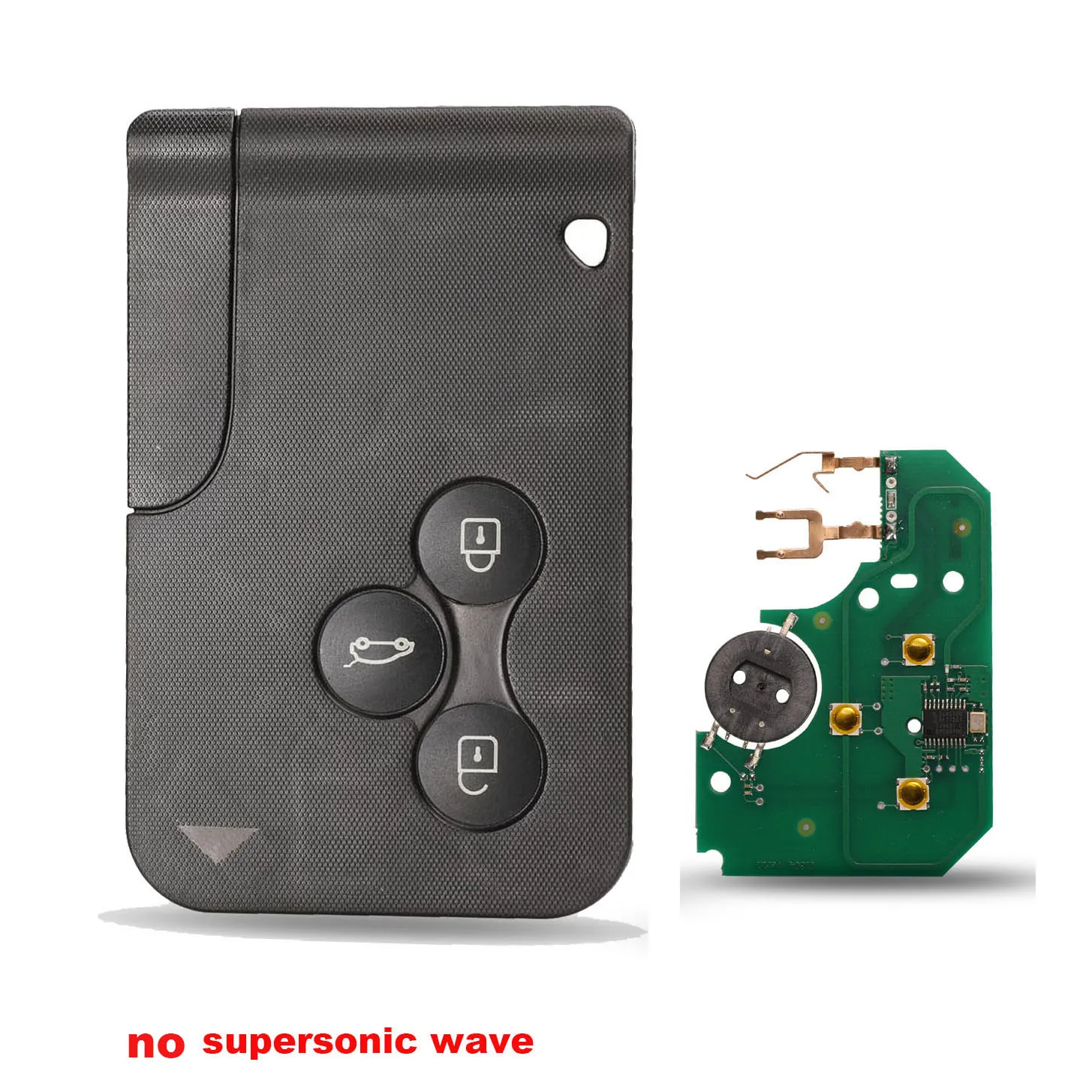 jingyuqin 3 Buttons 433Mhz ID46 PCF7947 Chip & Insert Small Blade Remote Smart Key Card For Renault Megane Scenic Grand