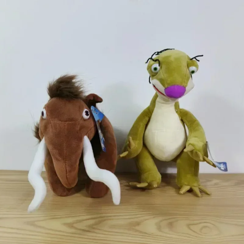 Ice Age-Oreiller en peluche en coton pour enfants, animal de dessin animé, mammouth, SLaura, paresseux, tigre à dents de sabre, jouet en coton, cadeaux d'anniversaire et de Noël