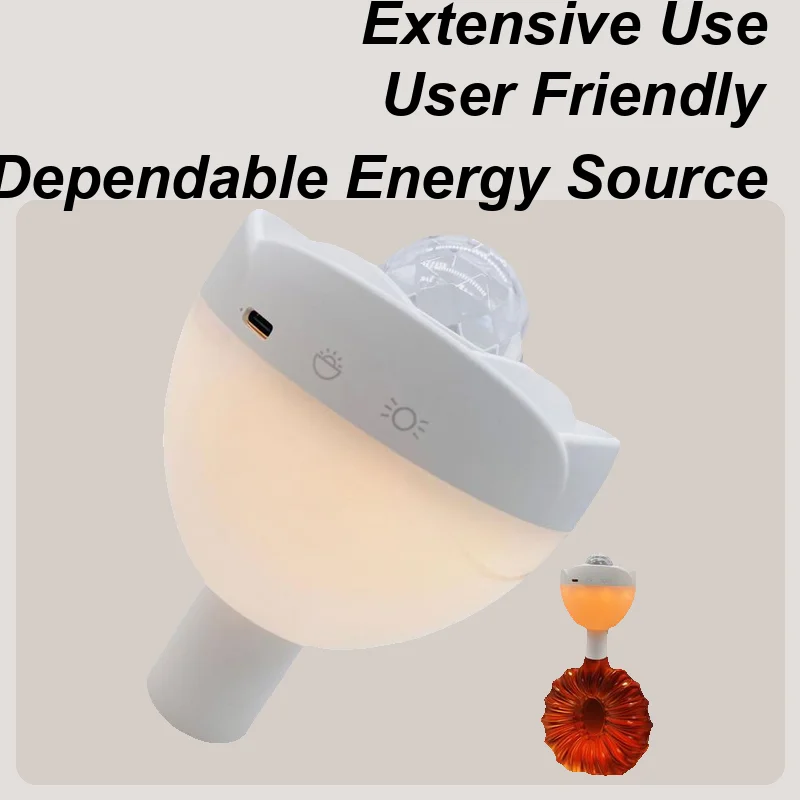 

Bottle Touch Lamp 3-Color Stepless Dimming Wireless Bottle Lamp Touch Control Liquor Container Atmosphere Lights For Courtyard