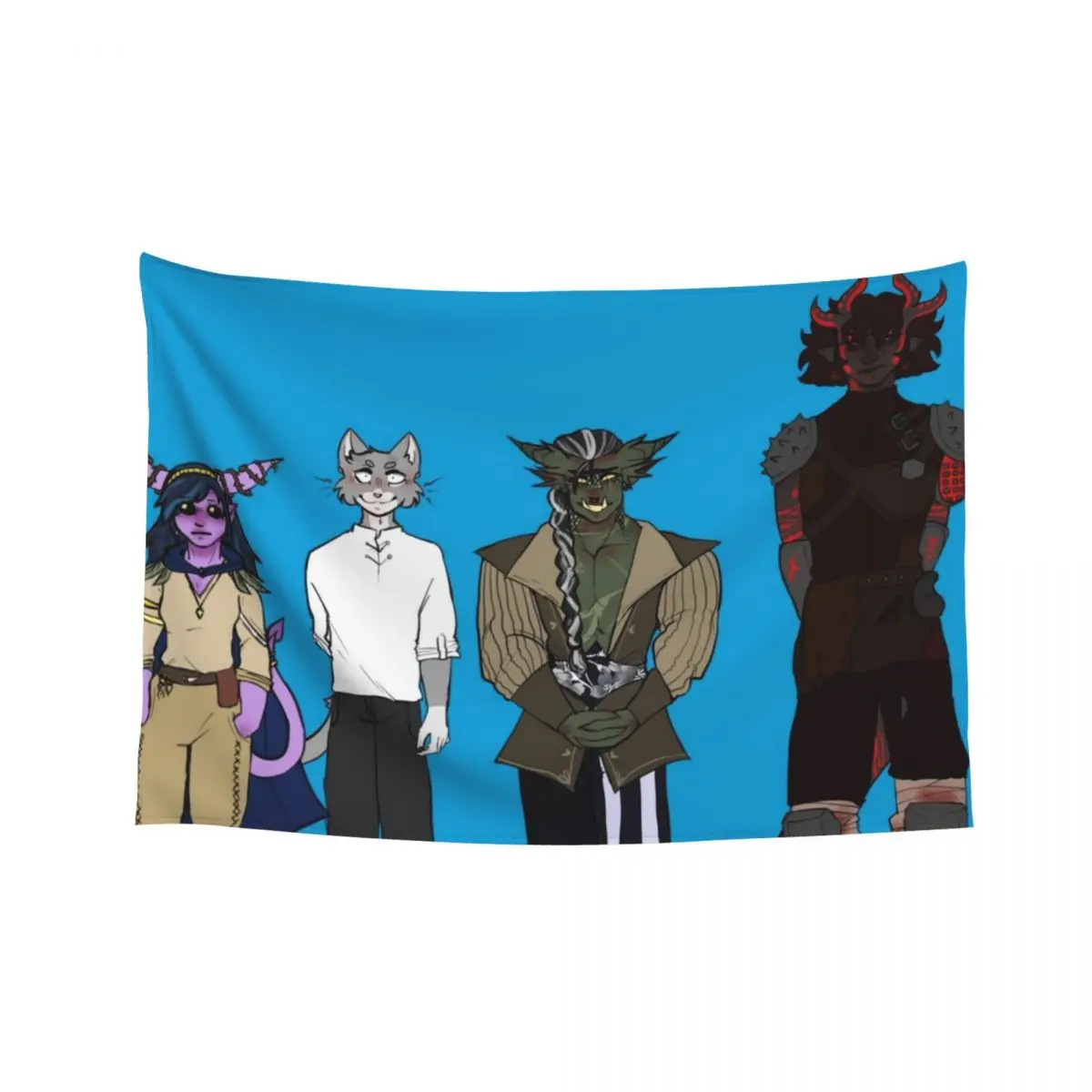 

DND Party Weezer Tapestry Home Decor Aesthetic Decor For Bedroom Decorations For Room Tapestry