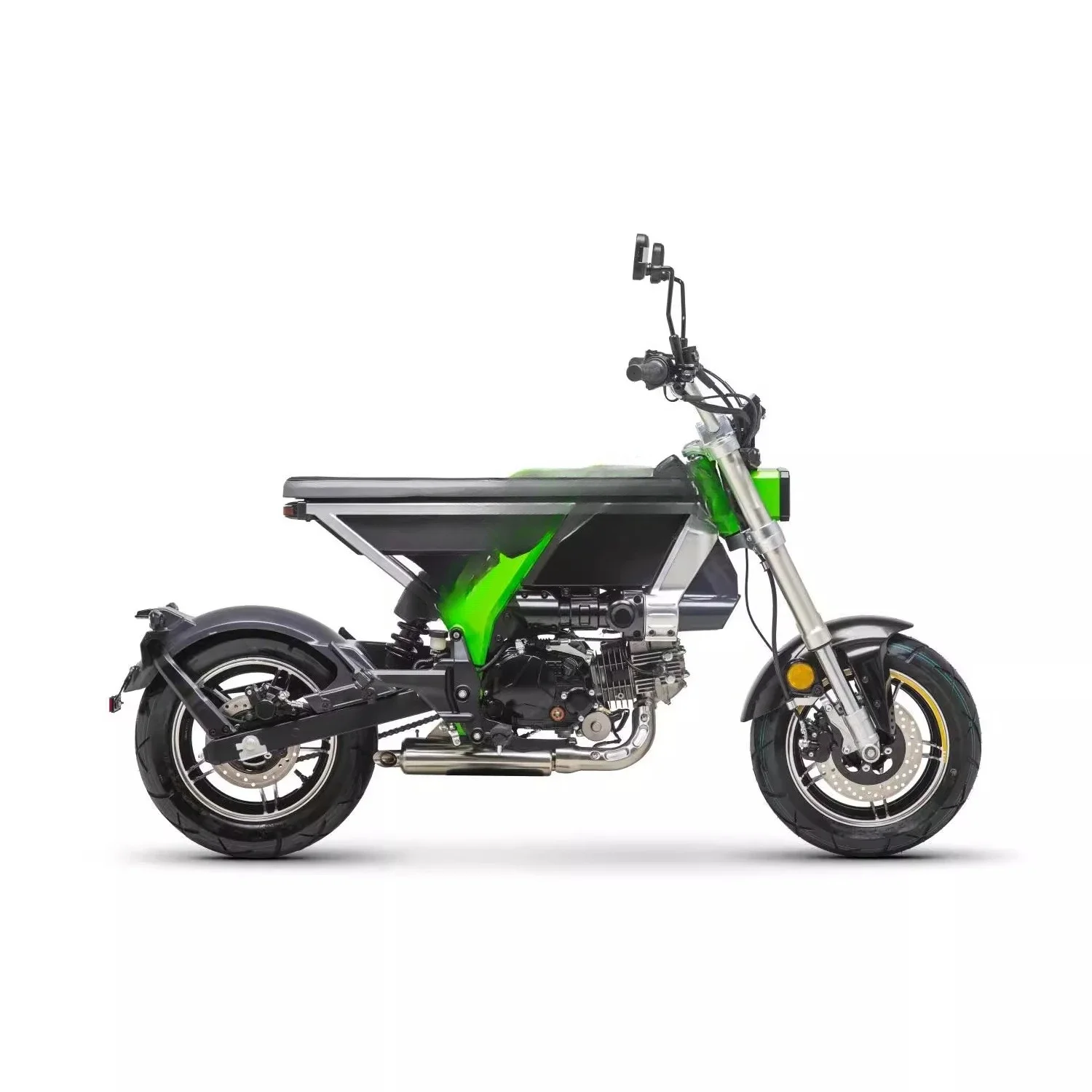 

Locomotive AK11 Mini Motorcycle 125ccABS Aluminum Alloy Frame (Automatic Clutch Edition)