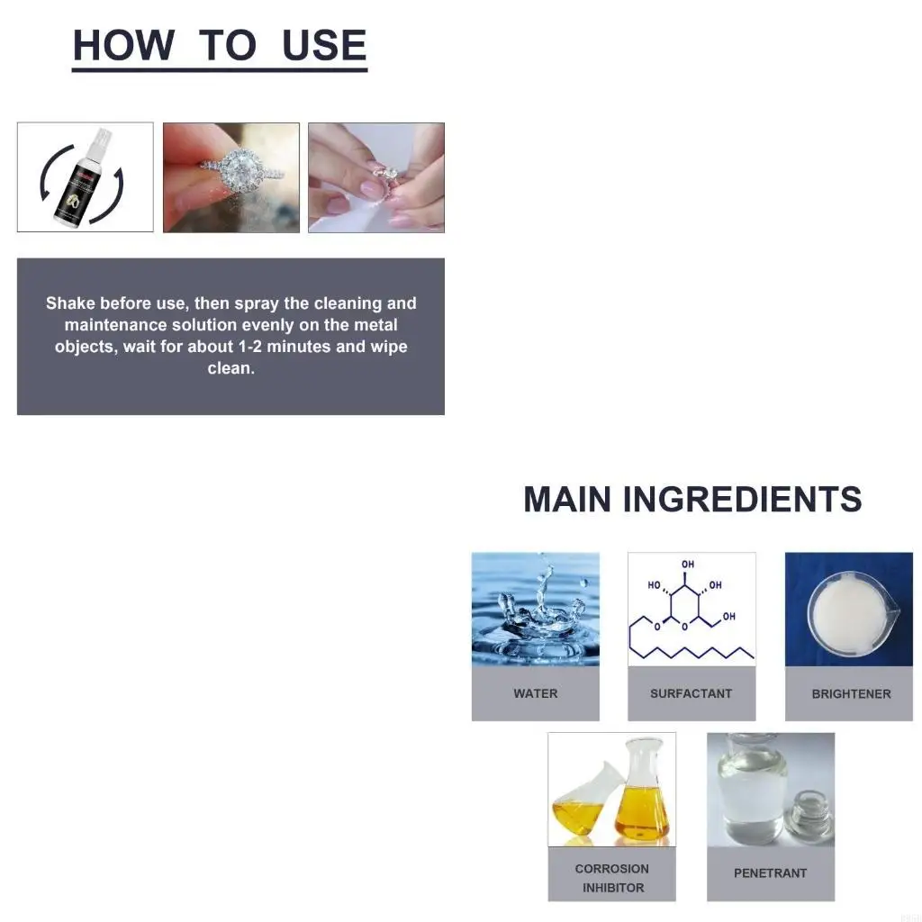 

Jewelry Cleaner Expert Jewelry Maintenance Liquid Maintain Collection Solution B95B