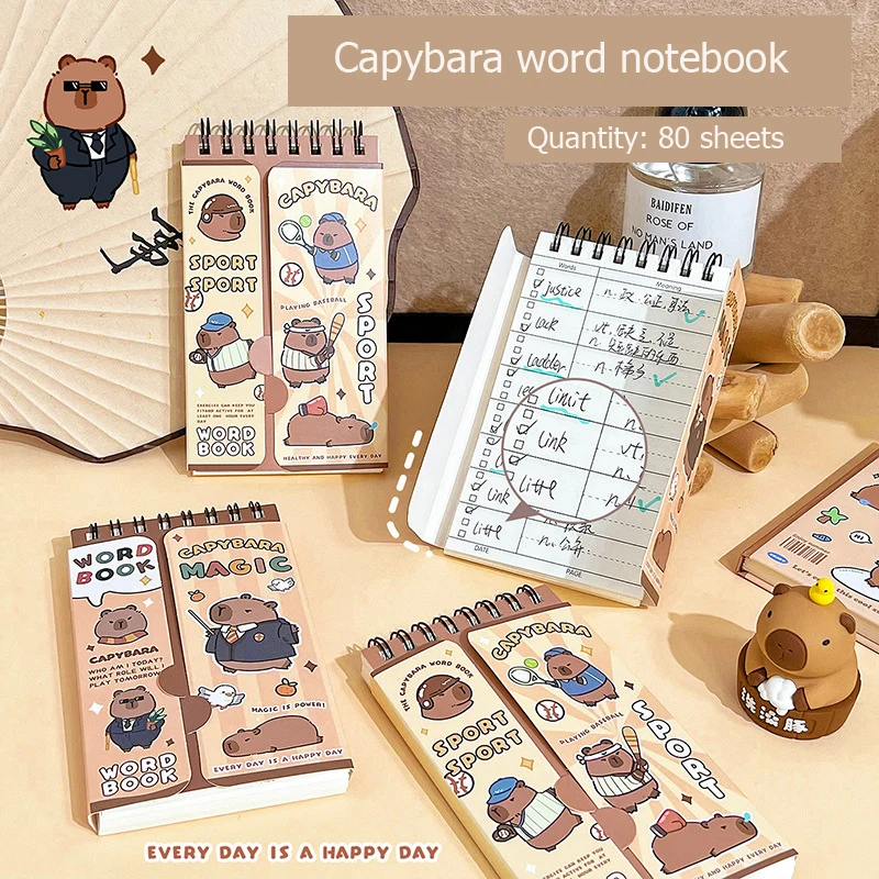 capyword agata notebook cadernos escolares cadernos diario de volta as aulas livro de esboco planejador estudantil 80 folhas 01