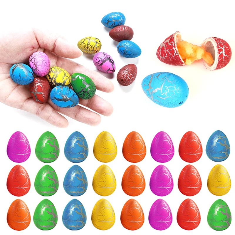 10/20 قطعة بيض ديناصور صغير تفقيس مضحك الجدة ماجيك تزايد الديناصورات عشوائي مختلط الألوان مهرجان هدية حفلة تذكارية ZYF #1