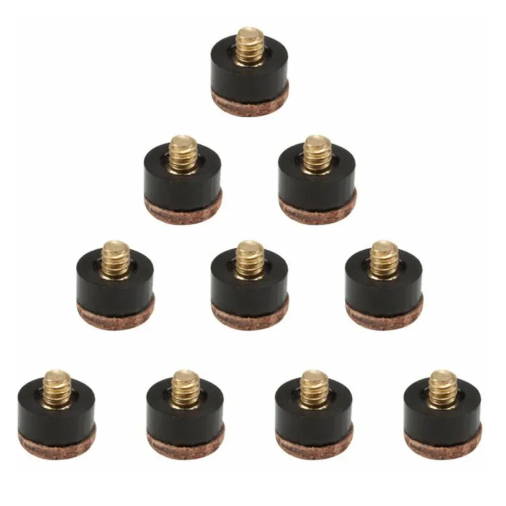 Head Billards Tip Head Pool Screw In Cue Snooker Tip Tips 5/10Pcs Billards Accessories Brand New Premium High Quality