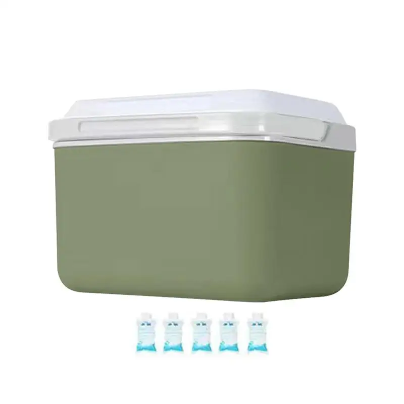 Insulated Food Box Cool Insulated Food Box 5L Large Capacity Ice Cube Refrigerated Cold Box For Holiday Outdoor Camping