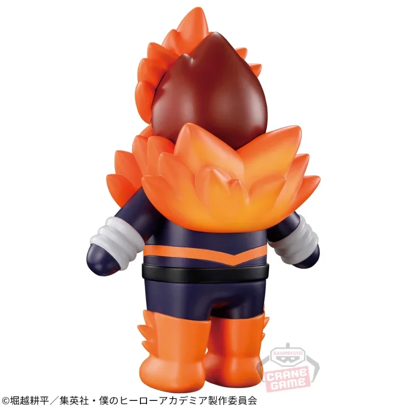 Bandai Original In Stock My Hero Academia Sofvimates Endeavor Soft Rubber Action Figure Model Ornaments Boxed Toys Gifts Genuine